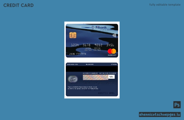 Guinea Fibank Bank Mastercard Beispielvorschau